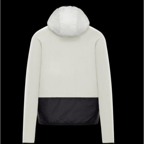 Moncler GRENOBLE Hoodies Women Down Jackets White