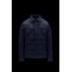 2022 Moncler Adeyto Short Down Jacket Mens Fall Down Coat Outerwear Night Blue