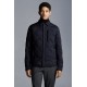 2022 Moncler Adeyto Short Down Jacket Mens Fall Down Coat Outerwear Night Blue