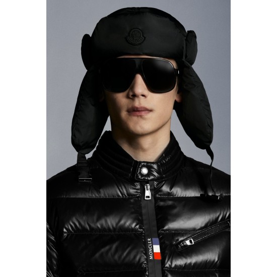 2022 Moncler Baunard Down Jacket Mens Motorcycle Jacket Winter Short Coat Black