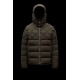 2022 Moncler Cecaud Short Down Jacket Mens Winter Hooded Puffer Down Coat Outerwear Dark Army Green