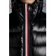 2022 Moncler Courcillon Shiny Hooded Jacket Casual Short Down Jackets Mens Down Purffer Coat Winter Outerwear Black