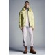 2022 Moncler Coutard Short Down Jacket Mens Winter Puffers Down Coat Outerwear Cream Yellow