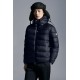 2022 Moncler Cuvellier Short Down Jacket Mens Winter Puffer Down Coat Outerwear Night Blue