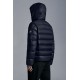 2022 Moncler Cuvellier Short Down Jacket Mens Winter Puffer Down Coat Outerwear Night Blue