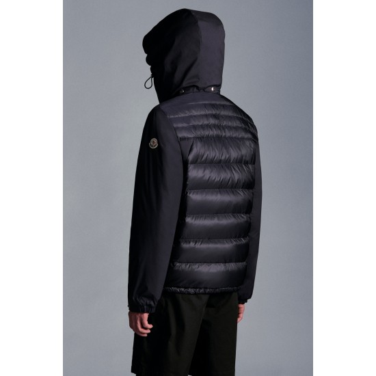 2022 Moncler Deferre Short Down Jacket Hooded Mens Winter Down Coat Outerwear Deep Blue