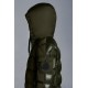 2022 Moncler Deschamps Short Down Jacket Mens Zip Up Hooded Down Puffer Coat Winter Outerwear Army Green