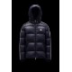 2022 Moncler Dincer Hooded Jacket Casual Short Down Jackets Mens Down Purffer Coat Winter Outerwear Night Blue