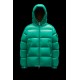 2022 Moncler Ecrins Short Down Jacket Mens Winter Hooded Puffer Down Coat Outerwear Jungle Green