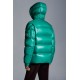 2022 Moncler Ecrins Short Down Jacket Mens Winter Hooded Puffer Down Coat Outerwear Jungle Green