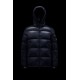 2022 Moncler Ecrins Short Down Jacket Mens Winter Hooded Puffer Down Coat Outerwear Night Blue