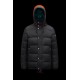 2022 Moncler Etievant Short Down Jacket Hooded Mens Down Puffer Coat Reversible Winter Outerwear Dark Gray