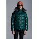 2022 Moncler Etievant Short Down Jacket Hooded Mens Down Puffer Coat Reversible Winter Outerwear Dark Gray