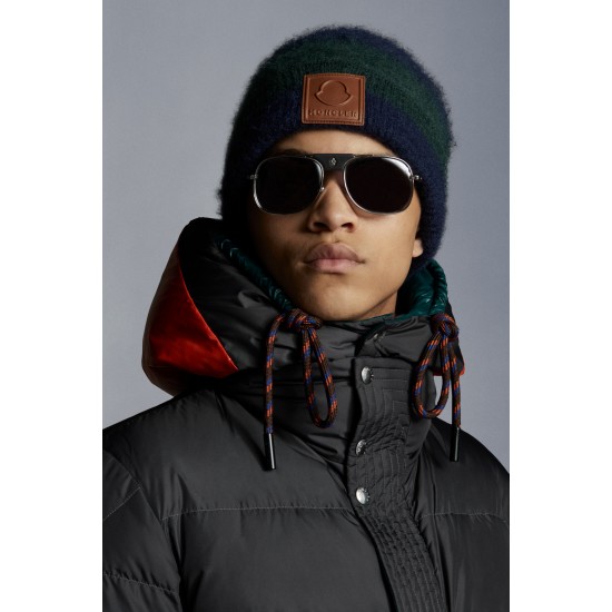 2022 Moncler Etievant Short Down Jacket Hooded Mens Down Puffer Coat Reversible Winter Outerwear Dark Gray