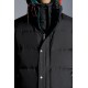 2022 Moncler Etievant Short Down Jacket Hooded Mens Down Puffer Coat Reversible Winter Outerwear Dark Gray