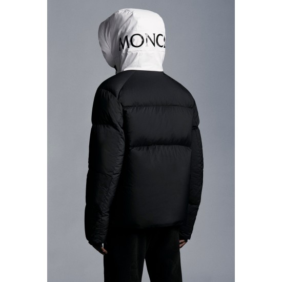 2022 Moncler Eustache Short Down Jacket Mens Winter Puffer Down Coat Outerwear Black