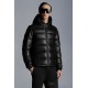 2022 Moncler Gebroulaz Padded Leather Puffer Jackets Short Down Jacket Mens Down Coat Winter Outerwear Black