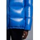 2022 Moncler Guitry Short Down Jacket Hooded Mens Down Puffer Coat Winter Outerwear Sky Blue