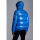 2022 Moncler Guitry Short Down Jacket Hooded Mens Down Puffer Coat Winter Outerwear Sky Blue