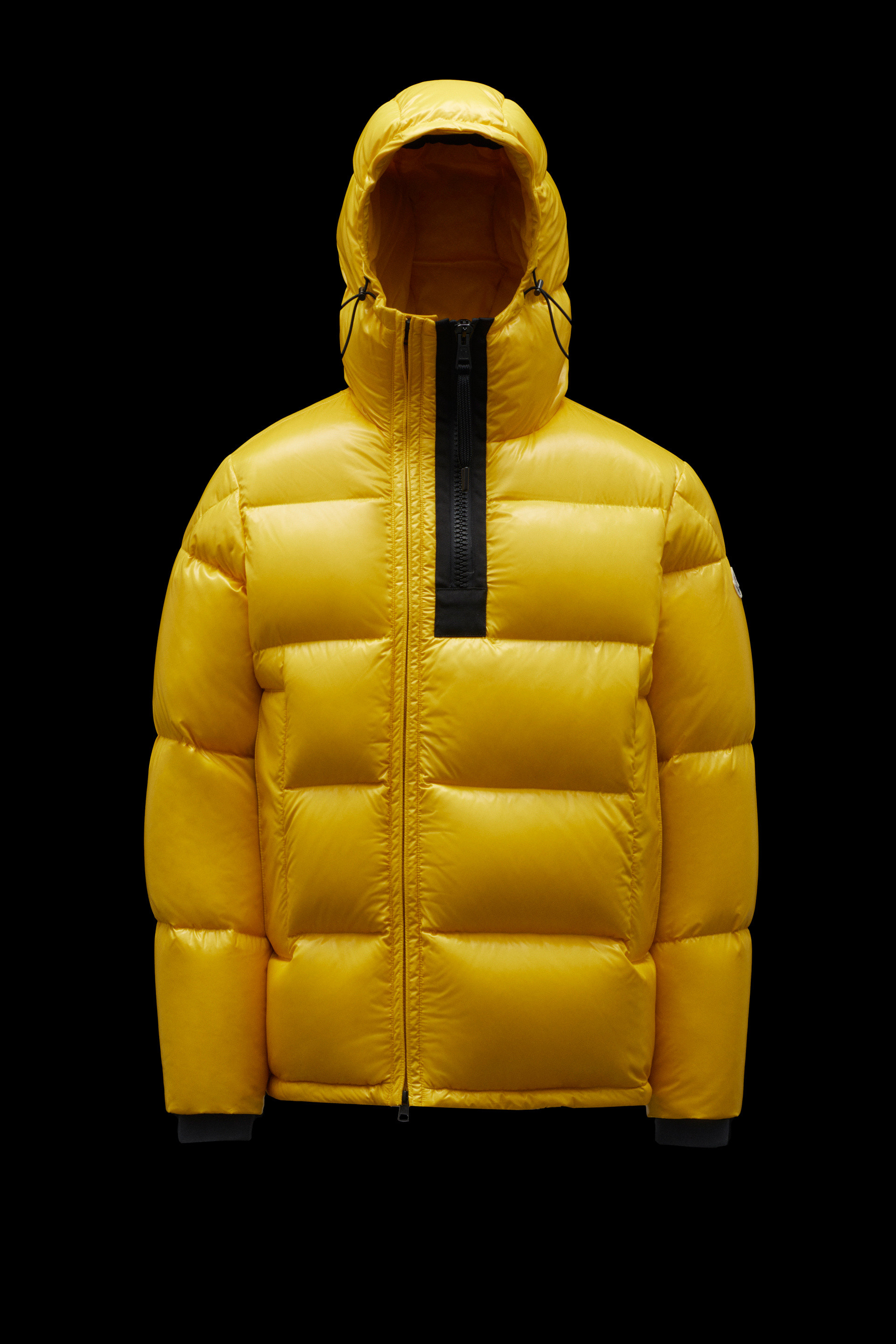 yellow moncler coat mens