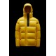 2022 Moncler Guitry Short Down Jacket Hooded Mens Down Puffer Coat Winter Outerwear Sun Yellow