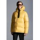 2022 Moncler Guitry Short Down Jacket Hooded Mens Down Puffer Coat Winter Outerwear Sun Yellow