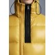 2022 Moncler Guitry Short Down Jacket Hooded Mens Down Puffer Coat Winter Outerwear Sun Yellow