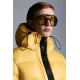 2022 Moncler Guitry Short Down Jacket Hooded Mens Down Puffer Coat Winter Outerwear Sun Yellow