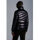 2022 Moncler Hanin Short Down Jacket Mens Winter Puffer Down Coat Outerwear Night Blue