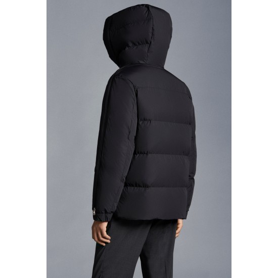 2022 Moncler Idil Hooded Jacket Casual Short Down Jackets Mens Down Purffer Coat Winter Outerwear Black