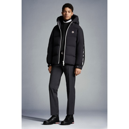 2022 Moncler Idil Hooded Jacket Casual Short Down Jackets Mens Down Purffer Coat Winter Outerwear Black