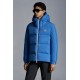 2022 Moncler Idil Hooded Jacket Casual Short Down Jackets Mens Down Purffer Coat Winter Outerwear Sky Blue