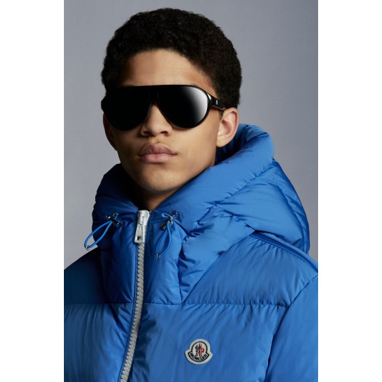 2022 Moncler Idil Hooded Jacket Casual Short Down Jackets Mens Down Purffer Coat Winter Outerwear Sky Blue