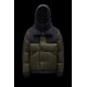 2022 Moncler Joffe Short Down Jacket Hooded Mens Down Puffer Coat Winter Outerwear Army Green