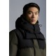 2022 Moncler Joffe Short Down Jacket Hooded Mens Down Puffer Coat Winter Outerwear Army Green