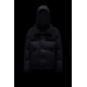 2022 Moncler Joffe Short Down Jacket Hooded Mens Down Puffer Coat Winter Outerwear Night Blue