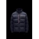 2022 Moncler Kounen Short Down Jacket Mens Winter Puffer Down Coat Outerwear Night Blue