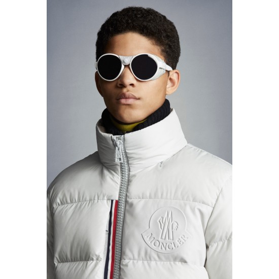 2022 Moncler Kounen Short Down Jacket Mens Winter Puffer Down Coat Outerwear Off White