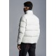 2022 Moncler Kounen Short Down Jacket Mens Winter Puffer Down Coat Outerwear Off White