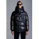 2022 Moncler Lamentin Short Down Jacket Mens Hooded Winter Puffer Down Coat Outerwear Night Blue