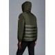 2022 Moncler Laurain Short Down Jackets Mens Down Coat Winter Outerwear Army Green