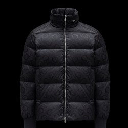 2022 Moncler Lenormand Short Down Jacket Mens Down Puffer Coat Winter Outerwear Night Blue