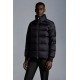 2022 Moncler Lenormand Short Down Jacket Mens Down Puffer Coat Winter Outerwear Night Blue