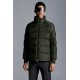 2022 Moncler Lenormand Short Down Jacket Mens Winter Puffer Down Coat Outerwear Army Green