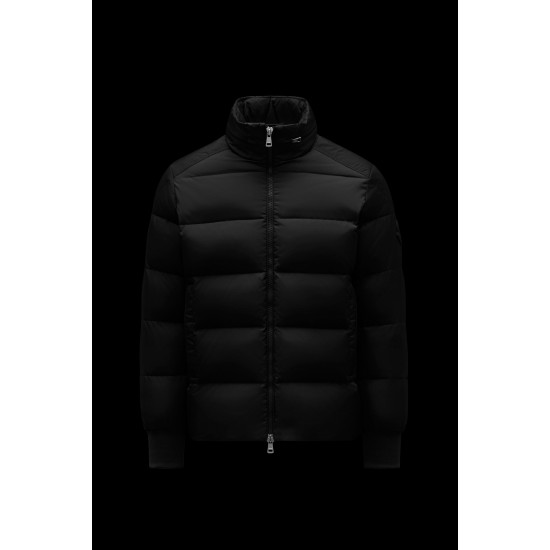 2022 Moncler Lenormand Short Down Jacket Mens Winter Puffer Down Coat Outerwear Black