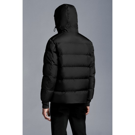 2022 Moncler Lenormand Short Down Jacket Mens Winter Puffer Down Coat Outerwear Black