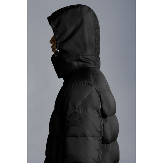 2022 Moncler Lenormand Short Down Jacket Mens Winter Puffer Down Coat Outerwear Black