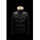 2022 Moncler Leo Down Jacket Mens Motorcycle Jacket Winter Short Coat Black