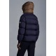 2022 Moncler Loeb Short Down Jacket Mens Winter Hooded Puffer Down Coat Outerwear Night Blue