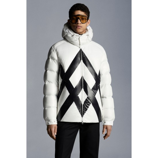 2022 Moncler Madawaska Short Down Jacket Mens Down Coat Winter Outerwear White Black